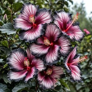 Гибискус садовый Самер Бридж купить по цене от 306р. в интернет-магазине «Посадика» с доставкой почтой в в Славске и по всей России – [изображение №1].